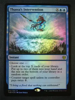 Thassa's Intervention promo stamped Foil - Mtg Card #8B7 - Image 1