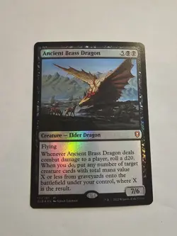 Ancient Brass Dragon Commander Legends: Battle for Baldur's Gate Foil - Image 1
