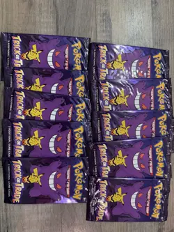 Pokemon TCG Halloween Trick or Trade Booster Bundle Lot Of 10 Packs - Image 1