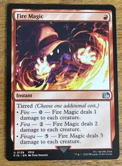 MTG Final Fantasy, Fire Magic - Image 1