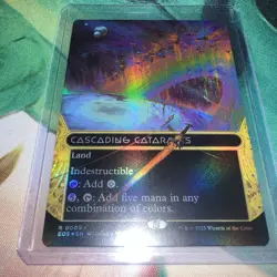 Magic The Gathering Cascading Cataracts EOS 0005 Borderless Stellar Sights foil - Image 1