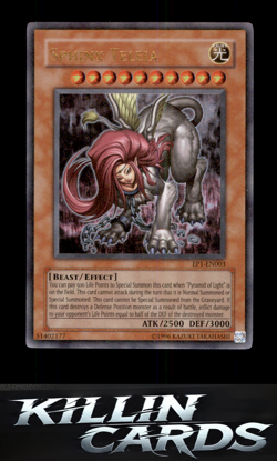 Sphinx Teleia EP1-EN003 Ultra Rare Yu-Gi-Oh! Movie Exclusive Pack YuGiOh Card LP - Image 1