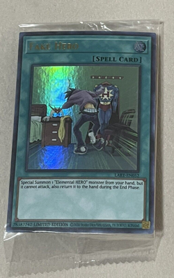 Fake Hero - Ultra Rare Sealed Lost Art Promotion LART-EN052 Promo Yugioh - Image 1