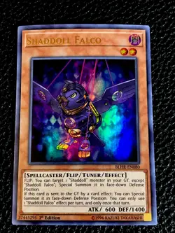 Shaddoll Falco BLHR-EN080 Yugioh 1st Edition Ultra Rare - Image 1