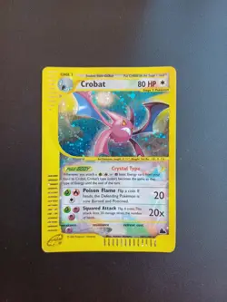 Pokemon ENG Crystal Crobat Regular Holo Skyridge 147/144 No Celebi Charizard - Image 1