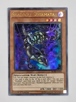 SHADDOLL SQUAMATA ULTRA RARE BLHR-EN082 1ST EDITION (MINT/NM) YUGIOH! - Image 1