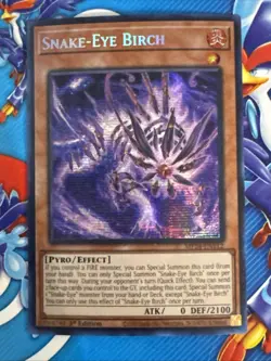 Yugioh x1 Snake-Eye Birch MP24-EN112 Prismatic Secret (Near Mint!) - Image 1