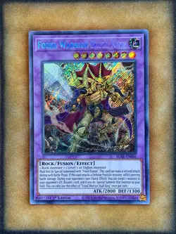 Yugioh Fossil Warrior Skull King BLAR-EN006 Secret Rare 1st Ed NM - Image 1
