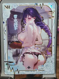 Girl Party 6 Card Goddess Story Anime Waifu NR NR-08 Re:zero Genshin Impact - Image 1