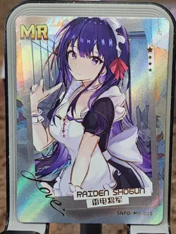 Raiden Shogun Sakura Story Card Anime Waifu Goddess Story MR MR-005 - Image 1