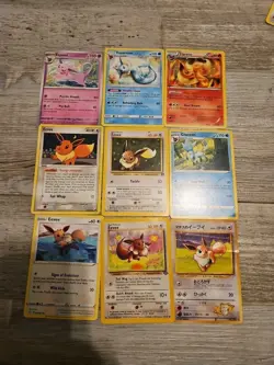 Lot Of 18 Eevee Evolutions Common Cards - Image 2