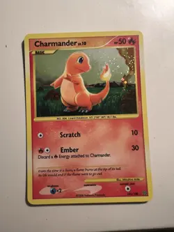 Charmander 101/100 Secret Rare Holo D&P: Stormfront 2008 Vintage Pokemon Card - Image 1