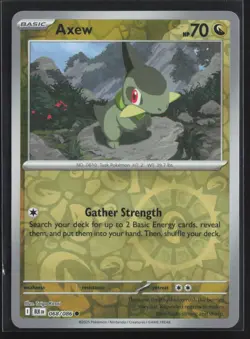Pokemon TCG Black Bolt 068/086 - Axew - Reverse Holo NM - Image 1
