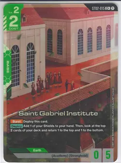 Gundam Card Game - Saint Gabriel Institute ST02-015 C+ Raw Near Mint/Mint - Image 1