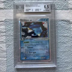 Pokemon TCG Feraligatr EX Holofoil Card Unseen Forces 103/115 BGS 6.5 Mint - Image 1