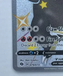 Charizard V - 079/073 - Pokemon Champions Path Sword Shield Shining Rare Card NM - Image 4