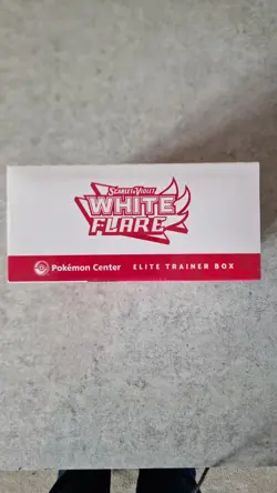 Sealed Pokemon Center Scarlet & Violet White Flare Elite Trainer Box ETB - Image 2