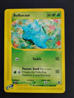 Bulbasaur 94/165 Expedition Non-Holo NM Pokemon Card 2002 - Image 1