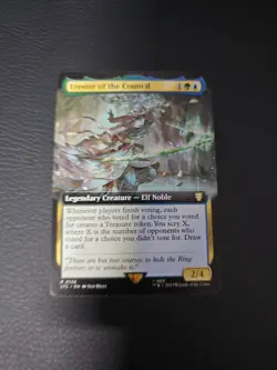 Erestor of the Council Extended Art - LTC 0136 NM - MTG Magic Lord Of The Rings - Image 1