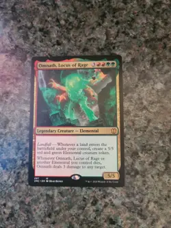 MTG Omnath, Locus of Rage Commander: Zendikar Rising 097 Regular Mythic NM z3 - Image 1