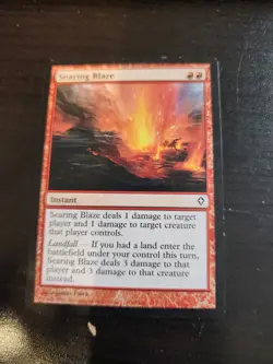 Searing Blaze 1x MtG Worldwake SP/NM m9 - Image 1