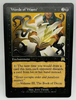 MTG Words of Waste Onslaught Regular - Image 1
