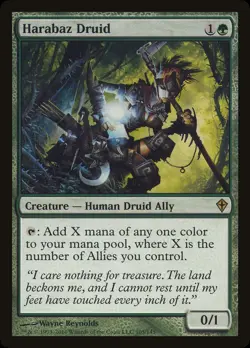 Harabaz Druid (WWK-105) - Worldwake - Image 1