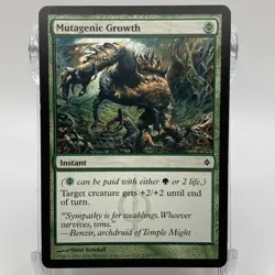 Mutagenic Growth Non-Foil Common Instant 116/175 MTG New Phyrexia LP - Image 1