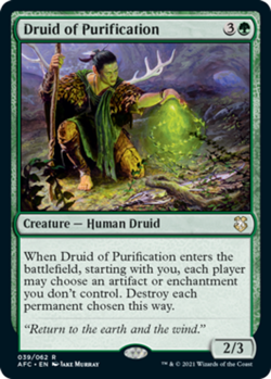 Druid of Purification - Commander: Adventures in the Forgotten Realms #039/062 M - Image 1