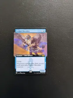 MTG Ledger Shredder (Extended Art Streets of New Capenna Bird Magic Gathering NM - Image 1