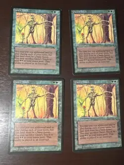 Magic the Gathering MTG Ungraded Raw: Gaea's Touch - The Dark x4 - Image 1