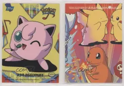 Jigglypuff Topps Pokemon TV Animation Edition Series 2 Puzzle Back Stickers 0l4h - Image 3