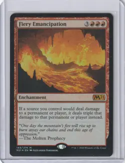 Fiery Emancipation - Core Set 2021 (M21) Foil - Image 1