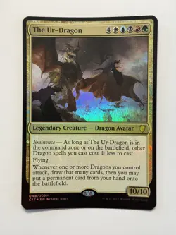 MTG The Ur-Dragon - Oversized Foil Commander 2017 Foil Mythic LP - Image 1