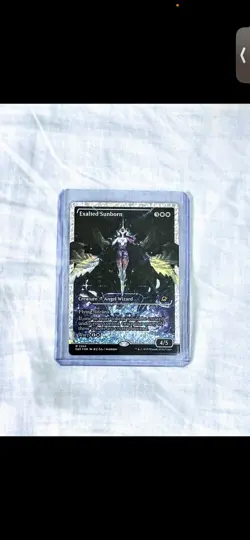 Exalted Sunborn (Borderless) (0384) (Fracture Foil) (Mint) Looking For An Offer - Image 1