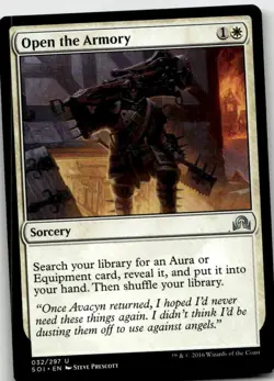 Open the Armory, Shadows over Innistrad #32 MTG - Image 1