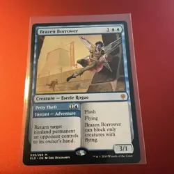 MTG Brazen Borrower - Throne Of Eldraine - MYTHIC - 039/269 NM - Image 1