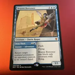 MTG Brazen Borrower - Throne Of Eldraine - MYTHIC - 039/269 NM - Image 2
