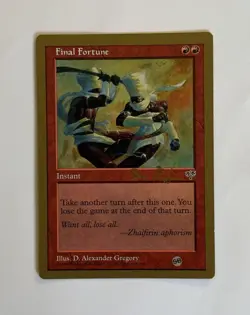 Final Fortune - NM - 1998 Ben Rubin (MIR) (SB) World Championship Decks Regular - Image 1