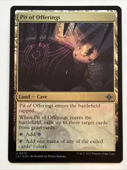 MTG The Lost Caverns of Ixalan Pit of Offerings Foil 0278 NM - Image 1