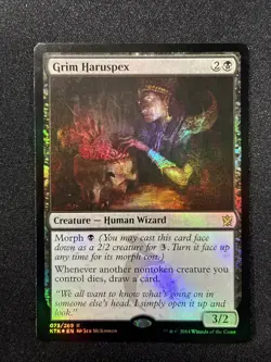 MTG - Grim Haruspex Khans of Tarkir FOIL - Image 1