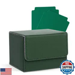 Zettokete MTG Deck Box with 2 Dividers, Large Capacity Commander Deck Box Fit - Image 1