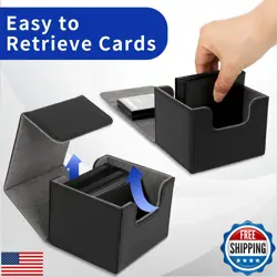Zettokete MTG Deck Box with 2 Dividers, Large Capacity Commander Deck Box Fit - Image 5