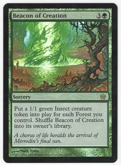Beacon of Creation 2004 Fifth Dawn FOIL Green Rare Sorcery MTG NM AZ1 - Image 1