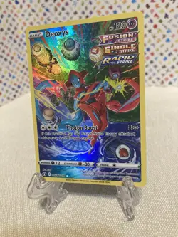 Deoxys Full Art GG12/GG70 Crown Zenith Galarian Gallery Pokemon 2023 - Image 2