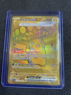 Pikachu ex 179/131 Hyper Rare Pokemon TCG Prismatic Evolutions - Image 1