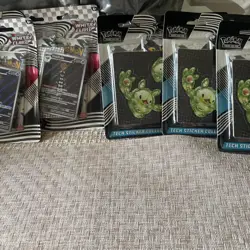 Pokemon Black Volt White Flare Tech Sticker Collection Sealed Lot OF 5 New 🔥🔥 - Image 1