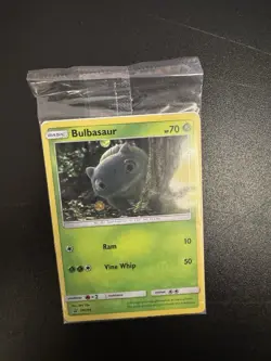 Pokemon TCG Bulbasaur Holo SM198 Promo - Sealed - Image 1