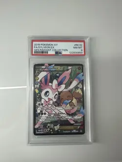 2016 Pokemon XY Generations Sylveon EX RC32/RC32 Radiant Collection Rare PSA 8 - Image 1