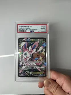 2016 Pokemon XY Generations Sylveon EX RC32/RC32 Radiant Collection Rare PSA 8 - Image 3